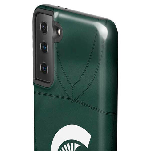 Michigan State University Green Jersey Galaxy S21 Plus 5G Pro Case