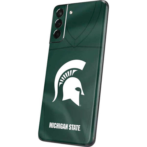Michigan State University Green Jersey Galaxy S21 Plus 5G Skin