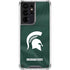 Michigan State University Green Jersey Galaxy S21 Ultra 5G Clear Case