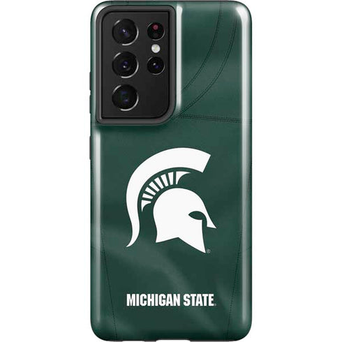 Michigan State University Green Jersey Galaxy S21 Ultra 5G Pro Case