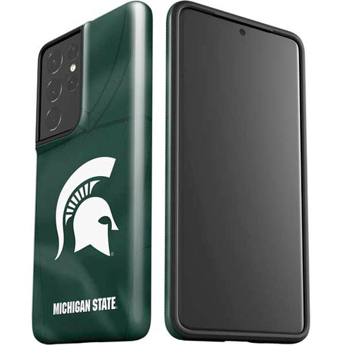 Michigan State University Green Jersey Galaxy S21 Ultra 5G Pro Case