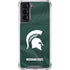 Michigan State University Green Jersey Galaxy S22 Clear Case