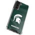 Michigan State University Green Jersey Galaxy S22 Clear Case