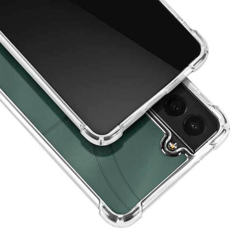 Michigan State University Green Jersey Galaxy S22 Clear Case