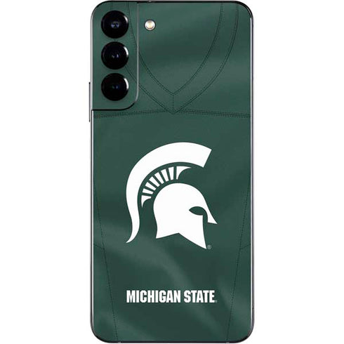 Michigan State University Green Jersey Galaxy S22 Plus Skin