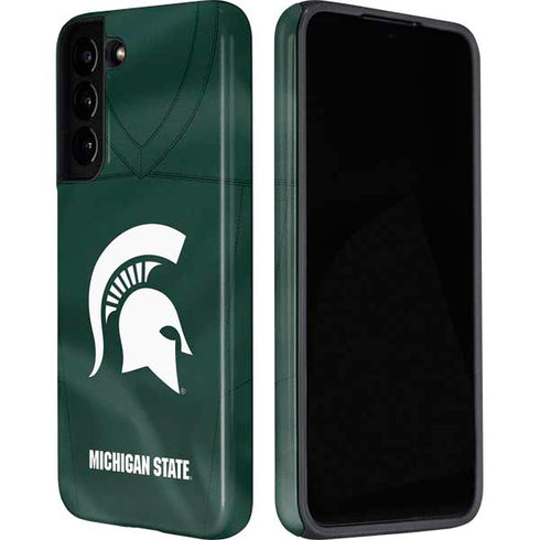 Michigan State University Green Jersey Galaxy S22 Pro Case
