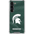 Michigan State University Green Jersey Galaxy S23 Clear Case