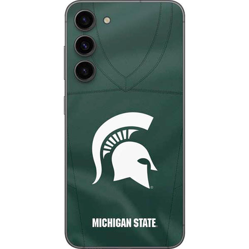 Michigan State University Green Jersey Galaxy S23 Plus Skin