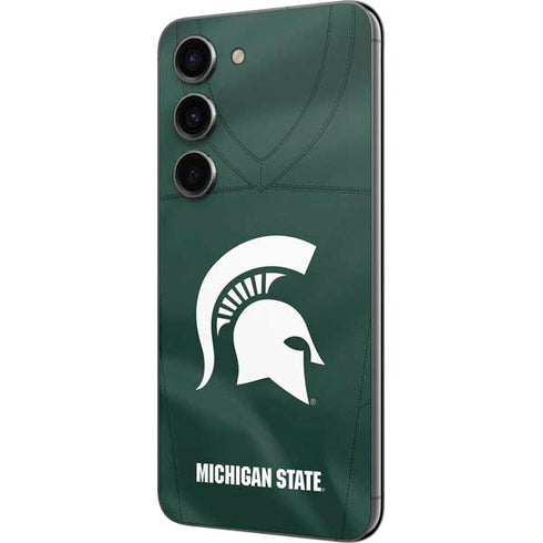 Michigan State University Green Jersey Galaxy S23 Skin