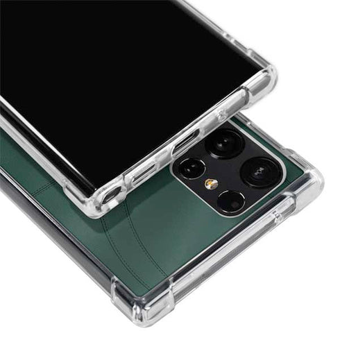 Michigan State University Green Jersey Galaxy S23 Ultra Clear Case