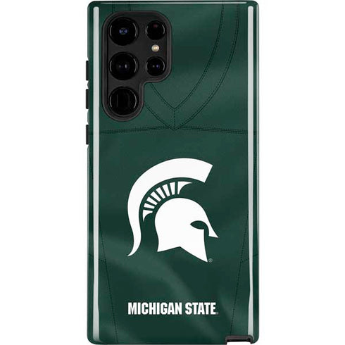 Michigan State University Green Jersey Galaxy S23 Ultra Pro Case