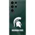 Michigan State University Green Jersey Galaxy Skins