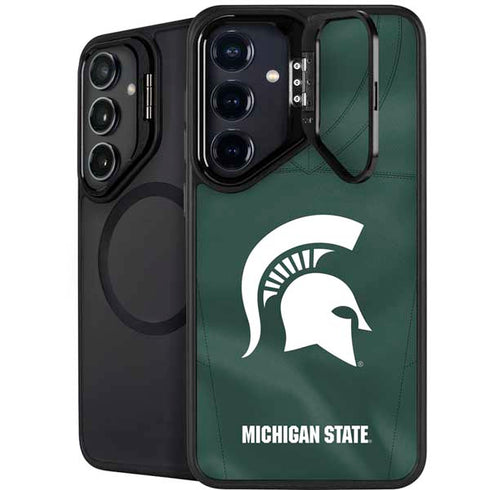Michigan State University Green Jersey Galaxy S24 Plus Kickstand Case