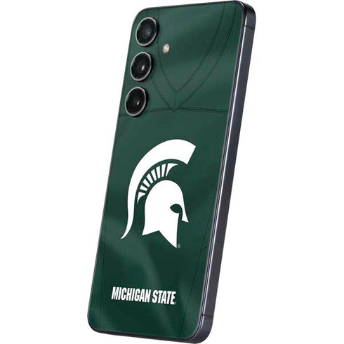 Michigan State University Green Jersey Galaxy S25 Plus Skin