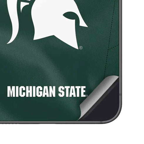 Michigan State University Green Jersey Galaxy S25 Plus Skin