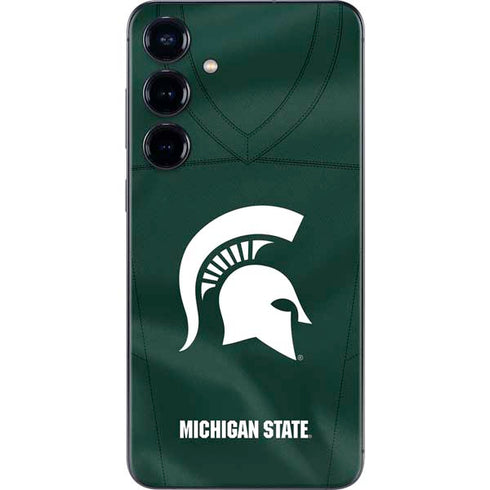 Michigan State University Green Jersey Galaxy S24 Skin