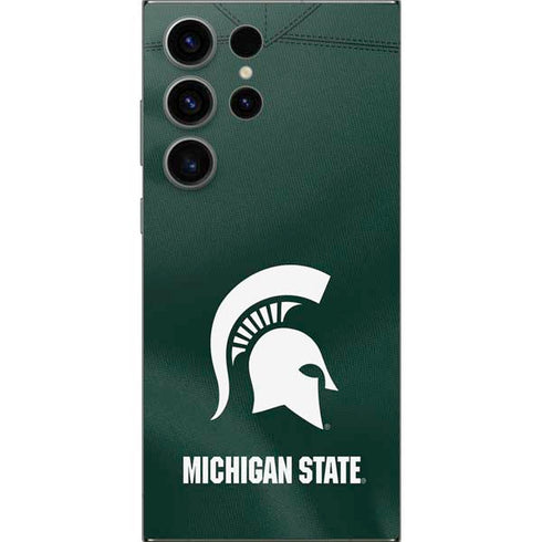 Michigan State University Green Jersey Galaxy S24 Ultra Skin