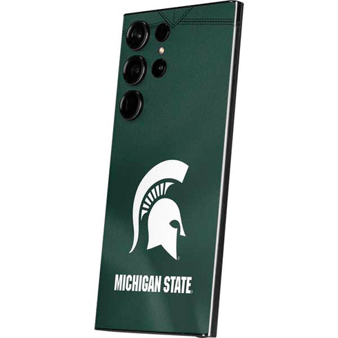 Michigan State University Green Jersey Galaxy S25 Ultra Skin