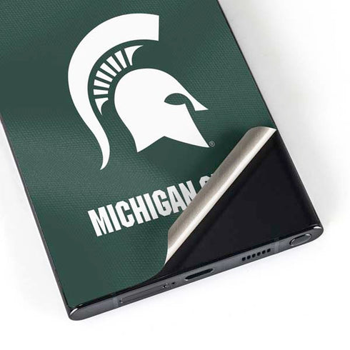 Michigan State University Green Jersey Galaxy S24 Ultra Skin
