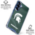 Michigan State University Green Jersey Galaxy S25 Clear Case