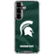 Michigan State University Green Jersey Galaxy S26 Clear Case