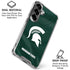 Michigan State University Green Jersey Galaxy S26 Clear Case