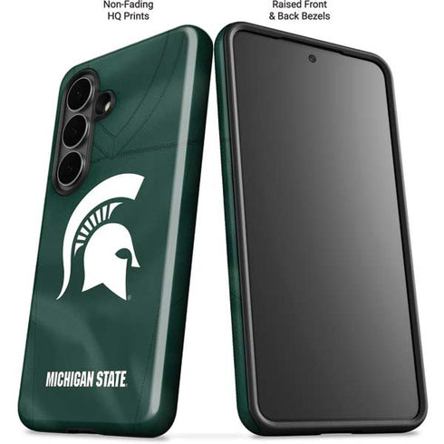 Michigan State University Green Jersey Galaxy S26 Impact Case