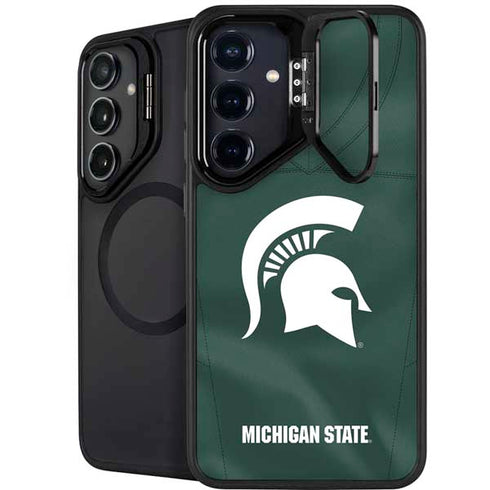 Michigan State University Green Jersey Galaxy S26 Kickstand Case