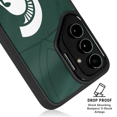 Michigan State University Green Jersey Galaxy S26 Kickstand Case