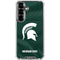 Michigan State University Green Jersey Galaxy S26 Plus Clear Case