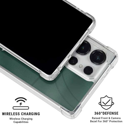 Michigan State University Green Jersey Galaxy S26 Ultra Clear Case