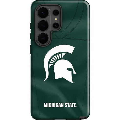 Michigan State University Green Jersey Galaxy S26 Ultra Impact Case