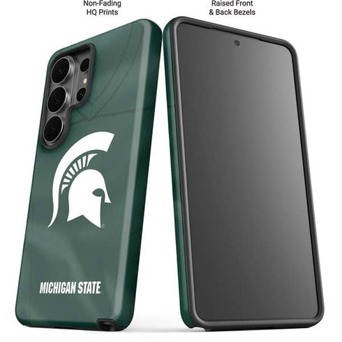 Michigan State University Green Jersey Galaxy S26 Ultra Impact Case