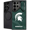 Michigan State University Green Jersey Galaxy S26 Ultra Kickstand Case