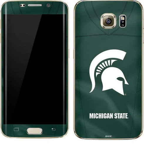 Michigan State University Green Jersey Galaxy S7 Edge Skin