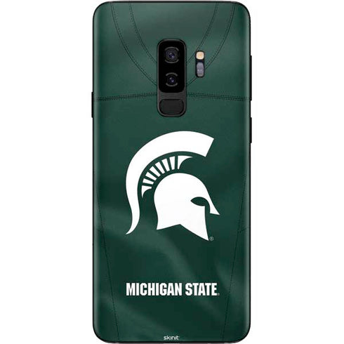 Michigan State University Green Jersey Galaxy S9 Plus Skin