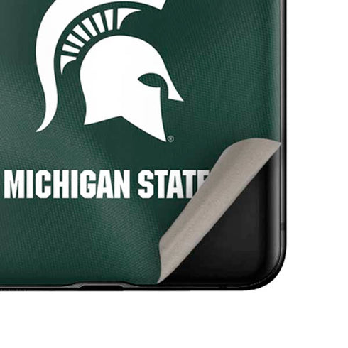 Michigan State University Green Jersey Galaxy Z Flip Skin