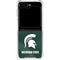 Michigan State University Green Jersey Galaxy Z Flip5 5G Clear Case