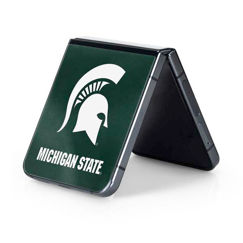 Michigan State University Green Jersey Galaxy Z Flip5 5G Skin