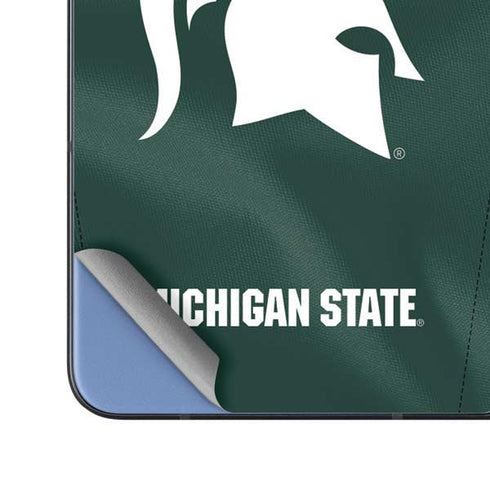 Michigan State University Green Jersey Galaxy Z Fold5 5G Skin
