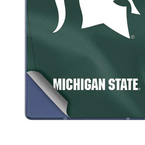 Michigan State University Green Jersey Galaxy Z Fold6 Skin