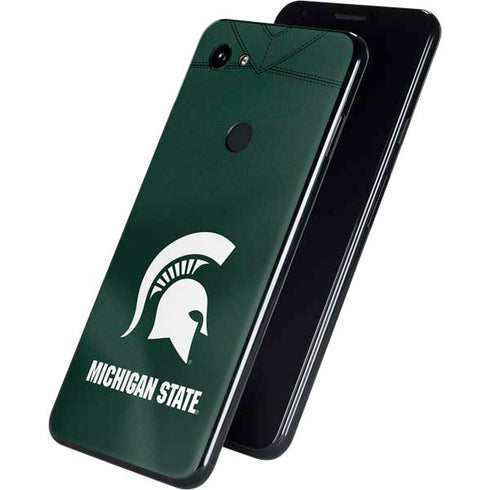 Michigan State University Green Jersey Google Pixel 3a Skin