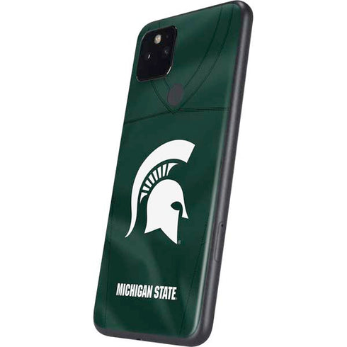 Michigan State University Green Jersey Google Pixel 5 Skin