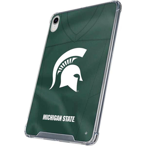 Michigan State University Green Jersey iPad 11th Gen (2025) Clear Case