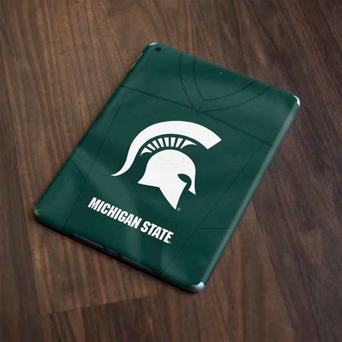 Michigan State University Green Jersey Apple iPad Skin