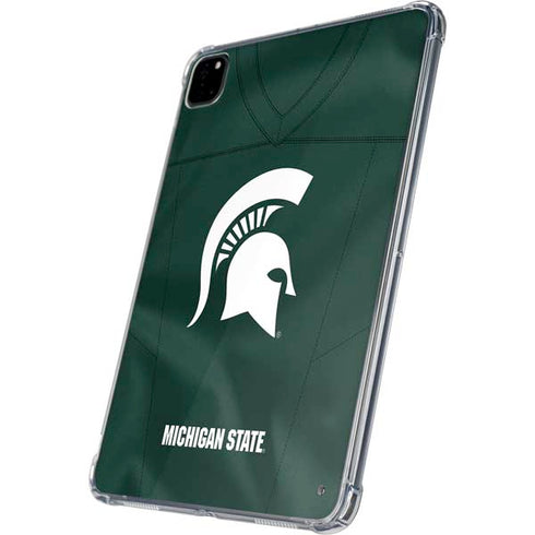 Michigan State University Green Jersey iPad Pro 11in (2024) Clear Case