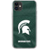 Michigan State University Green Jersey iPhone 11 Clear Case