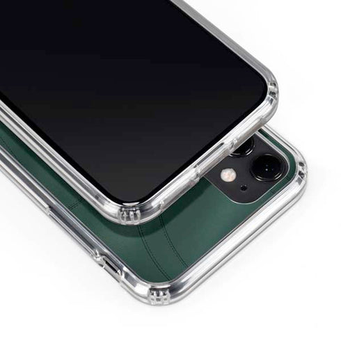 Michigan State University Green Jersey iPhone 11 Clear Case