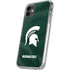 Michigan State University Green Jersey iPhone 11 Clear Case