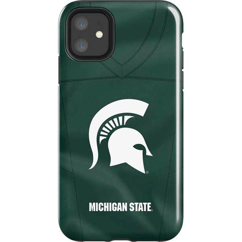 Michigan State University Green Jersey iPhone 11 Impact Case